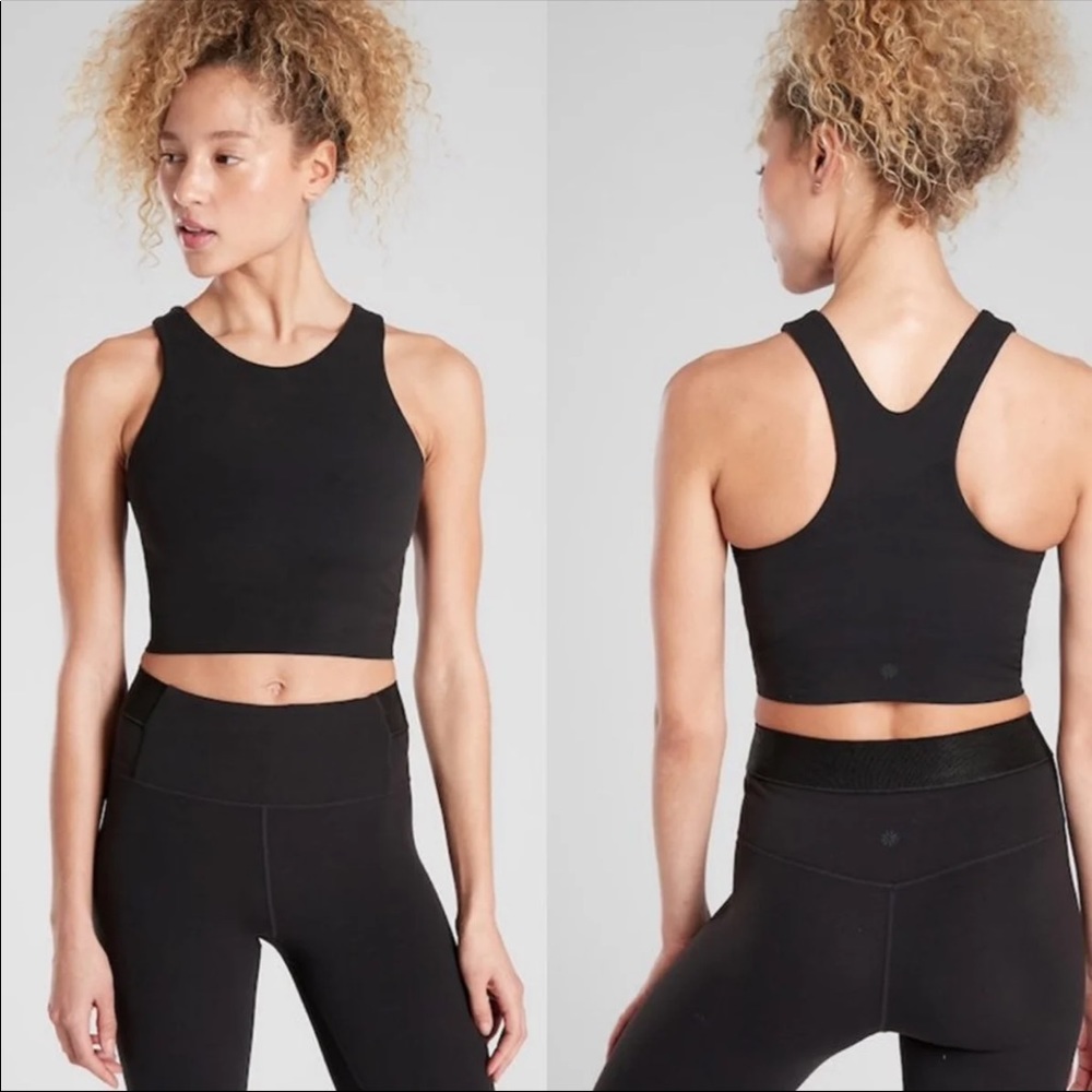 Athleta conscious crop D-DD size small